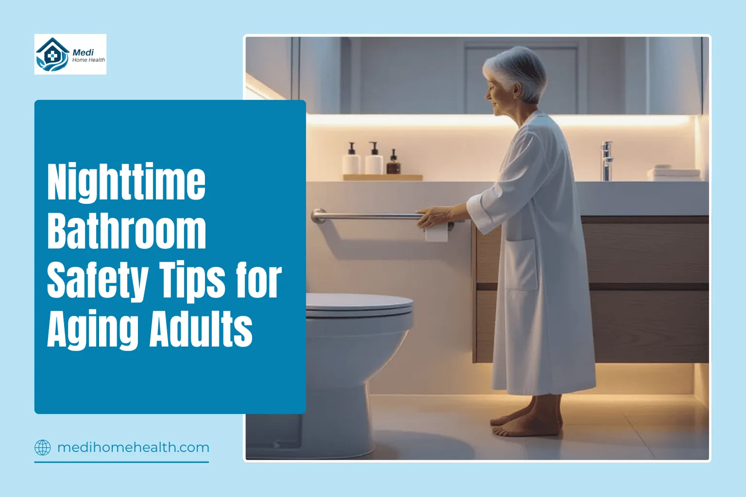 Nighttime Bathroom Safety Tips for Aging Adults