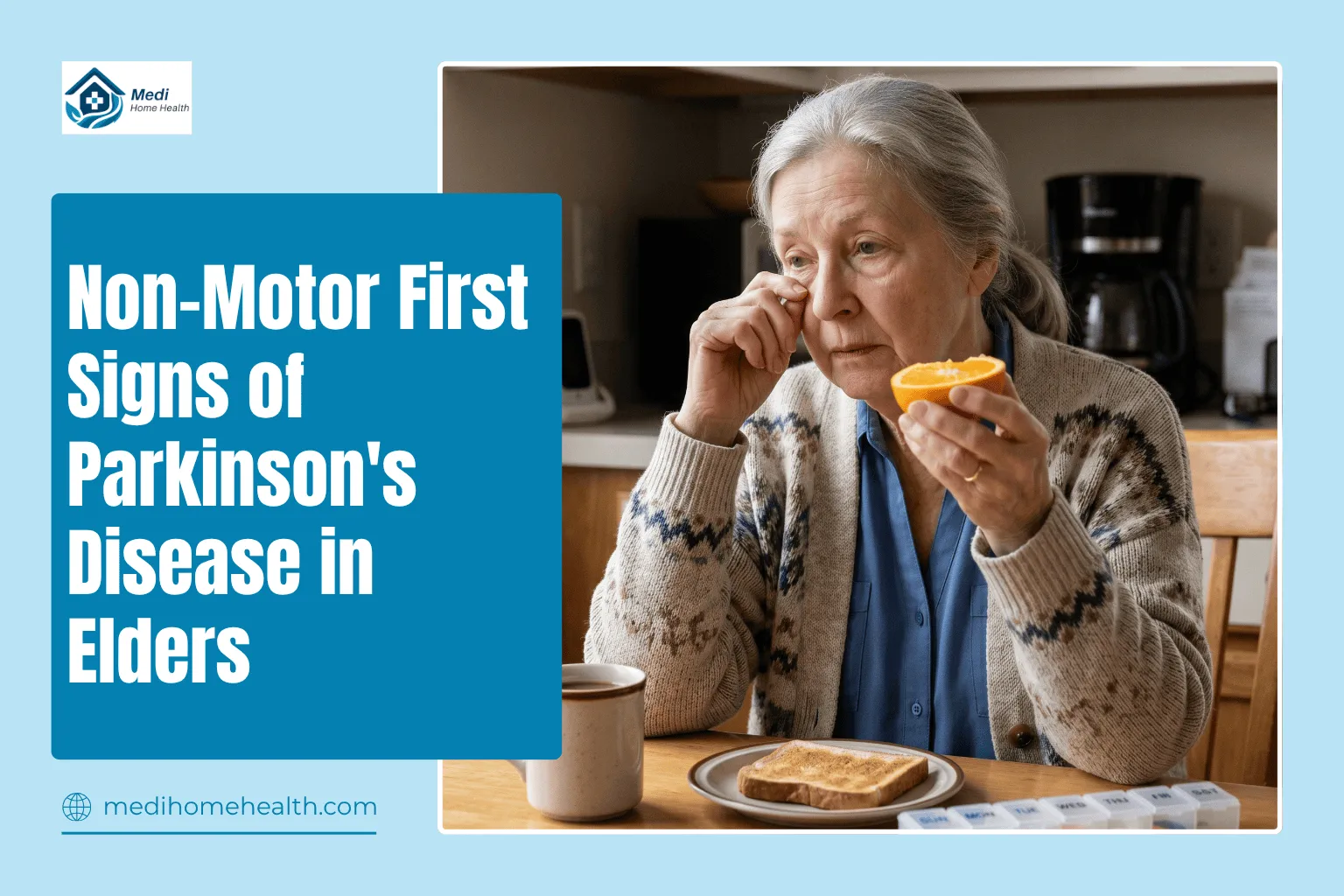 Non-Motor First Signs of Parkinson's Disease in Elders