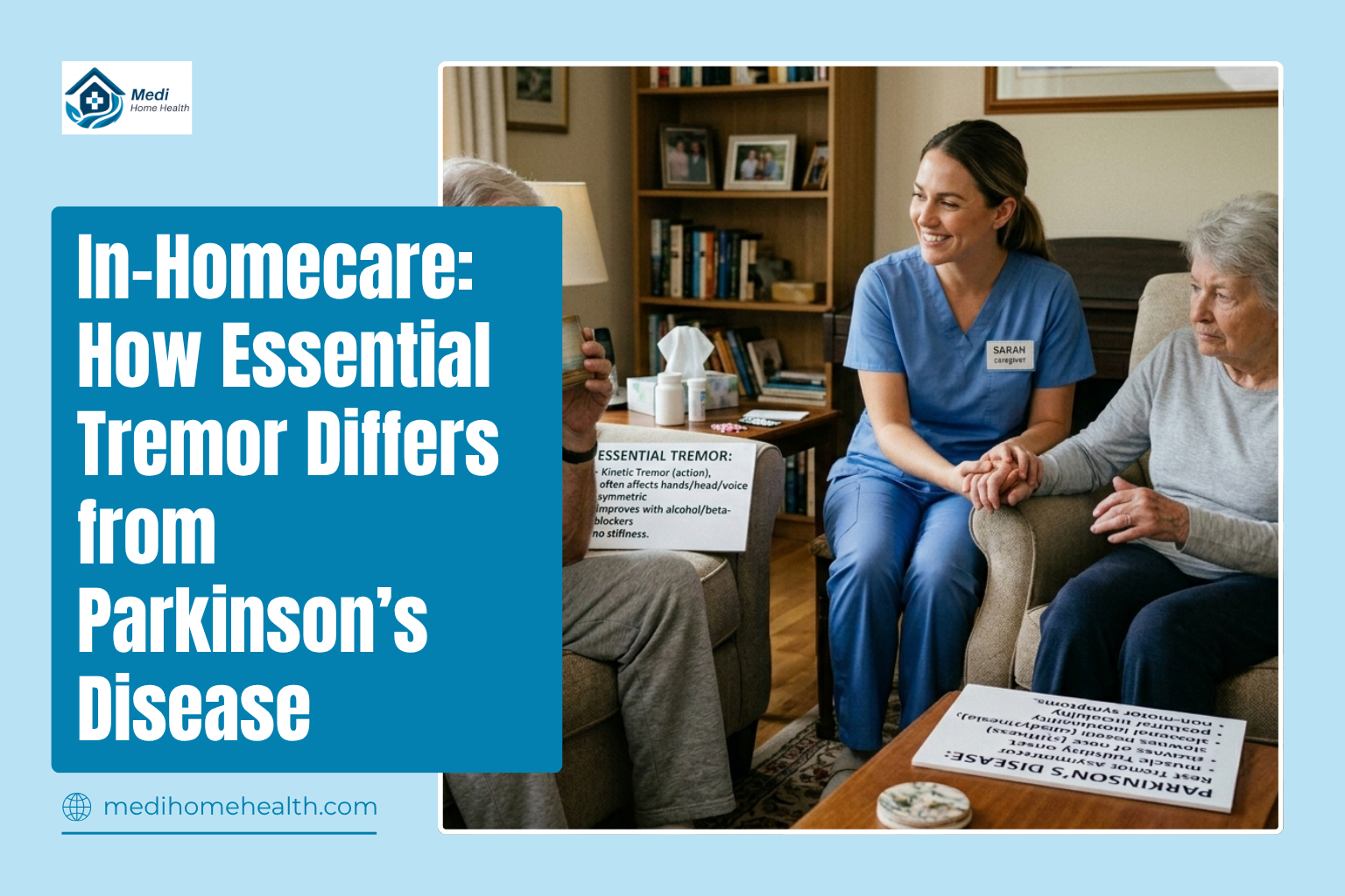 In-Homecare: How Essential Tremor Differs from Parkinson’s Disease