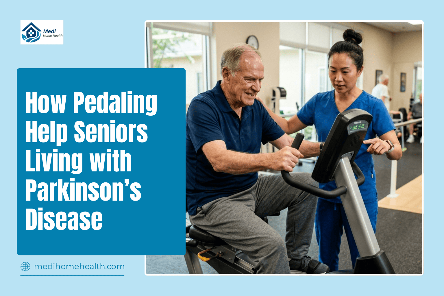 How Pedaling Help Seniors Living with Parkinson’s Disease