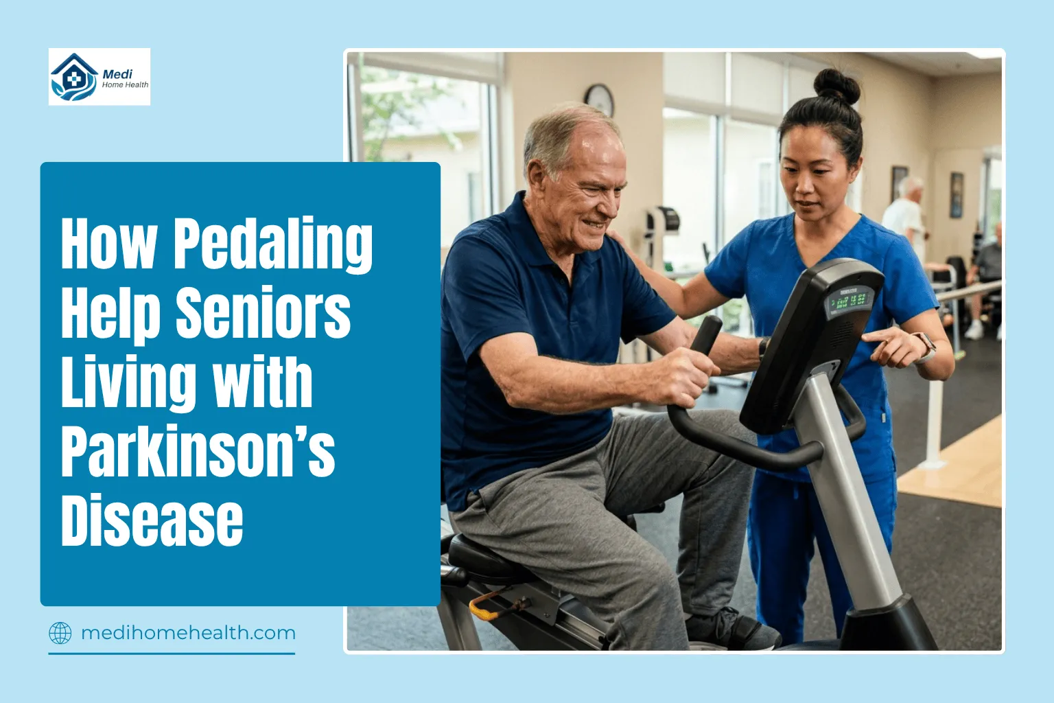 How Pedaling Help Seniors Living with Parkinson’s Disease