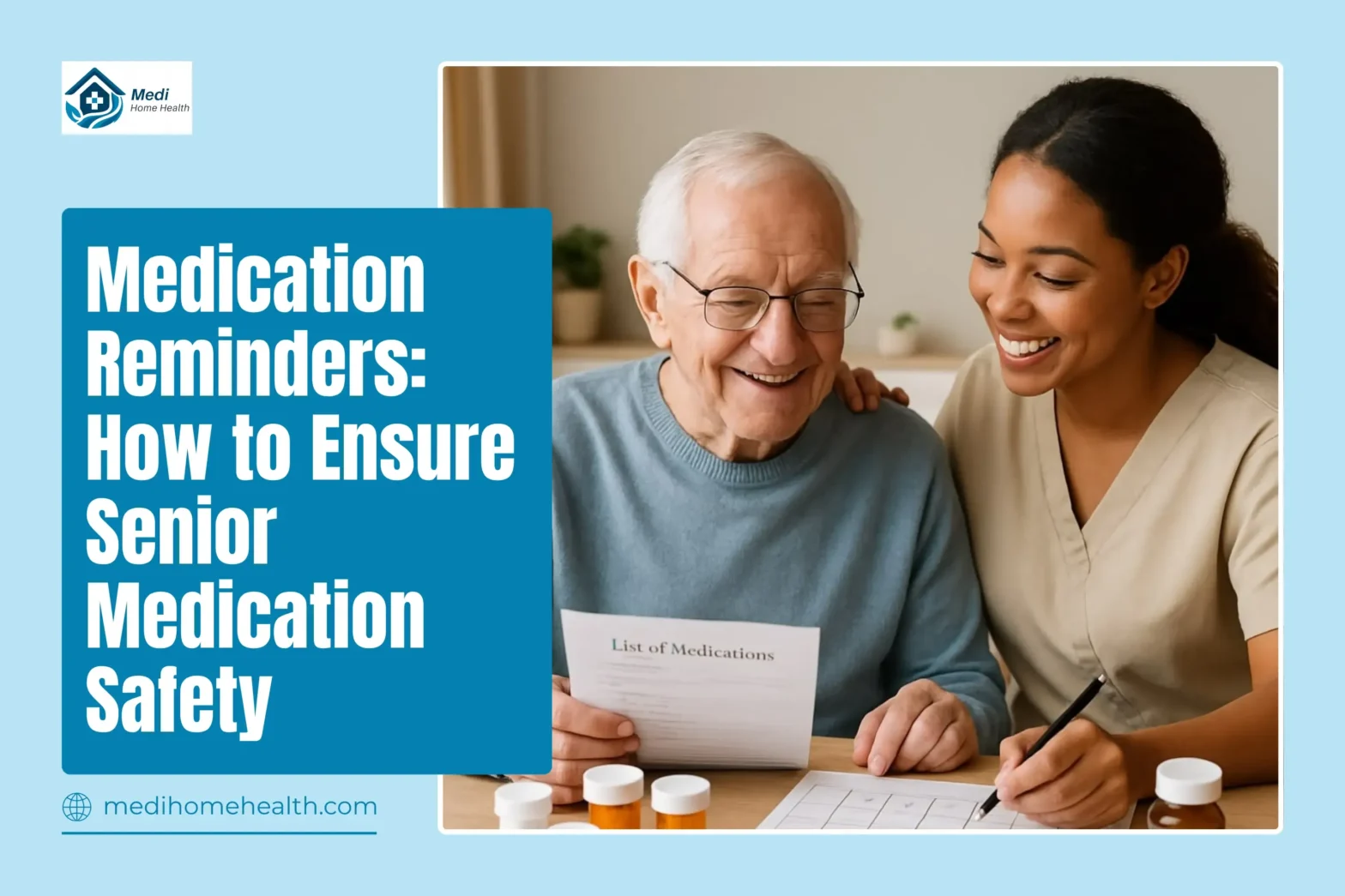 Medication Reminders: How to Ensure Senior Medication Safety