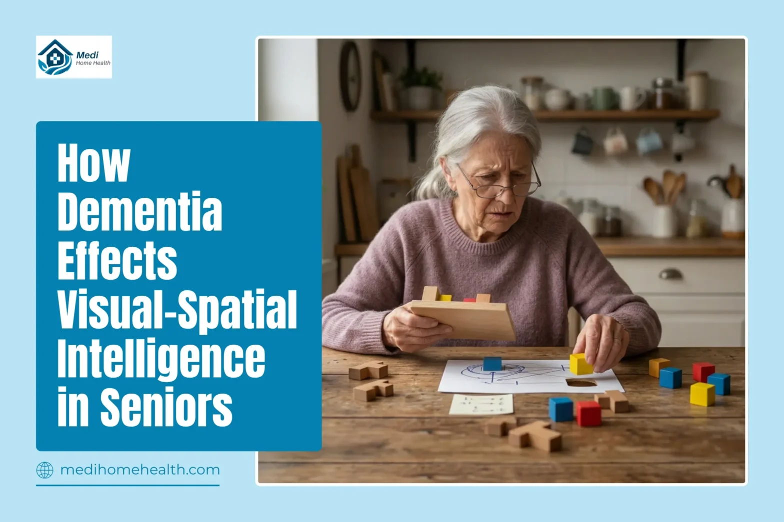 How Dementia Effects Visual-Spatial Intelligence in Seniors